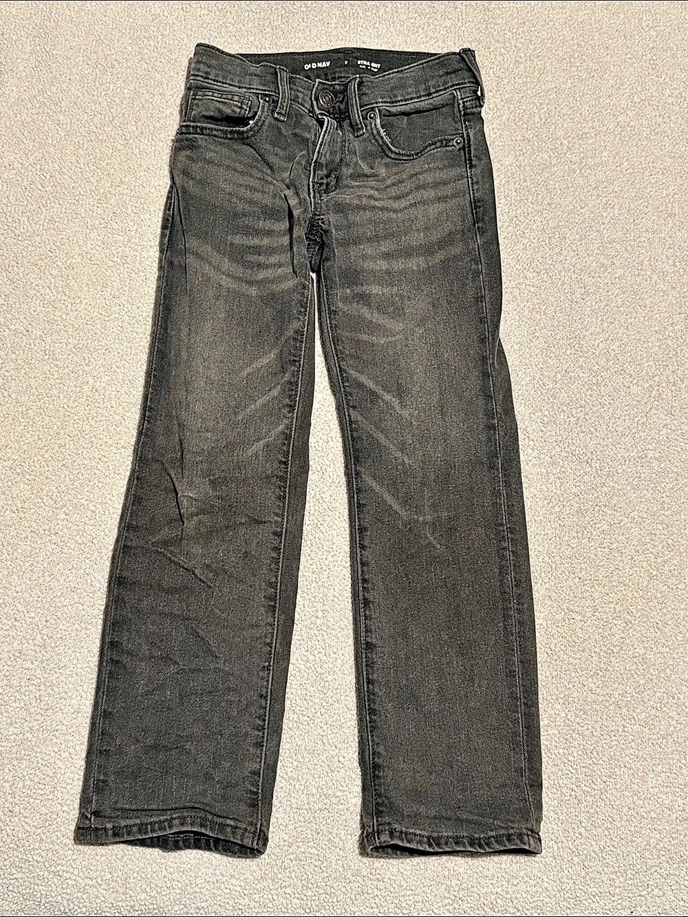 Old Navy Gray Straight Leg Jeans size 7